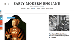 Desktop Screenshot of earlymodernengland.com